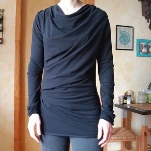 AryaSense asymmetrical unique draped top